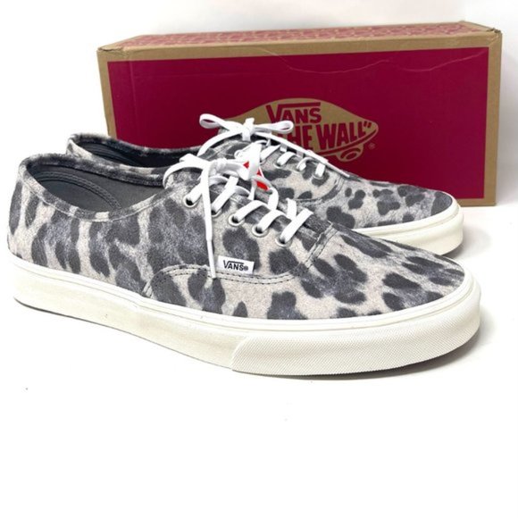 Vans Authentic Leopard Casual Low Top Shoes Women's Size Suede VN0A5HZS9FS Desc - Picture 10 of 11